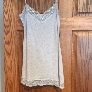 Gray camisole tank top